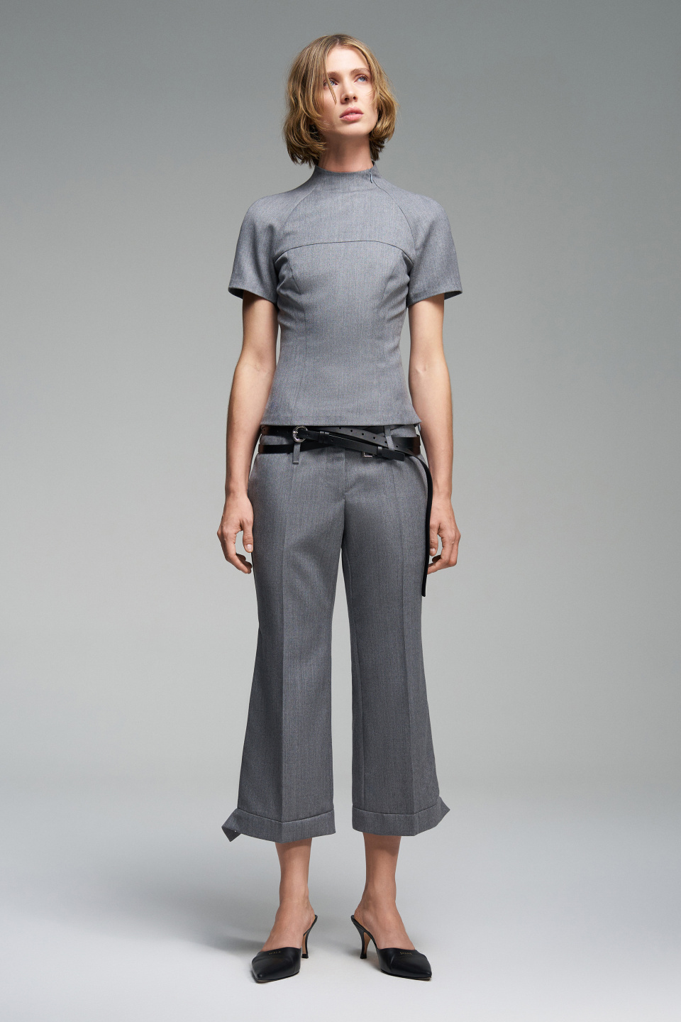 Топ Cipao из костюмной ткани, фото 4