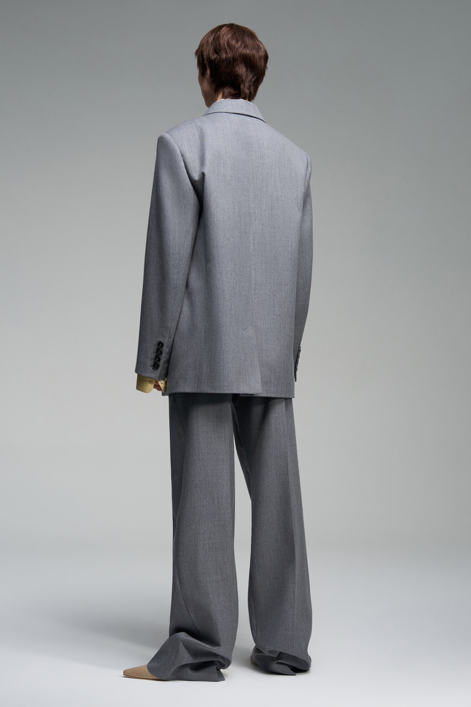 Однобортный пиджак из шерсти, фото 3