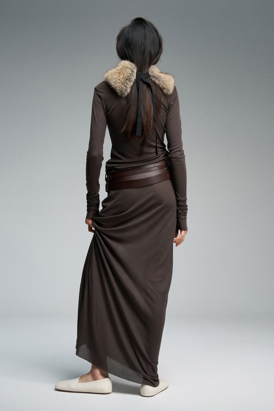 Макси-платье из трикотажа, фото 5