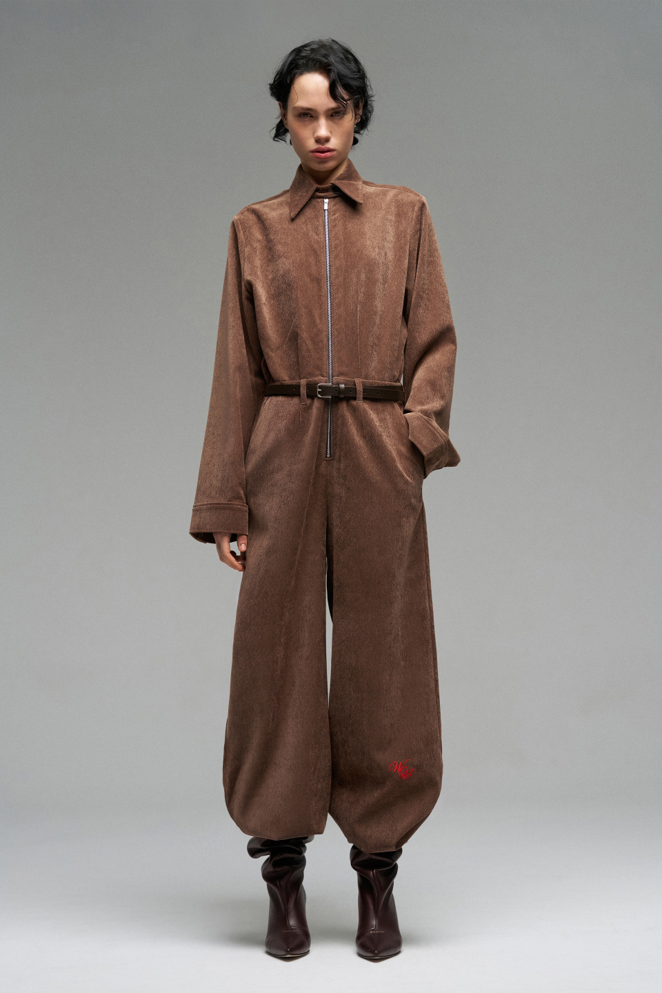 Комбинезон на молнии с длинными рукавами, фото 1