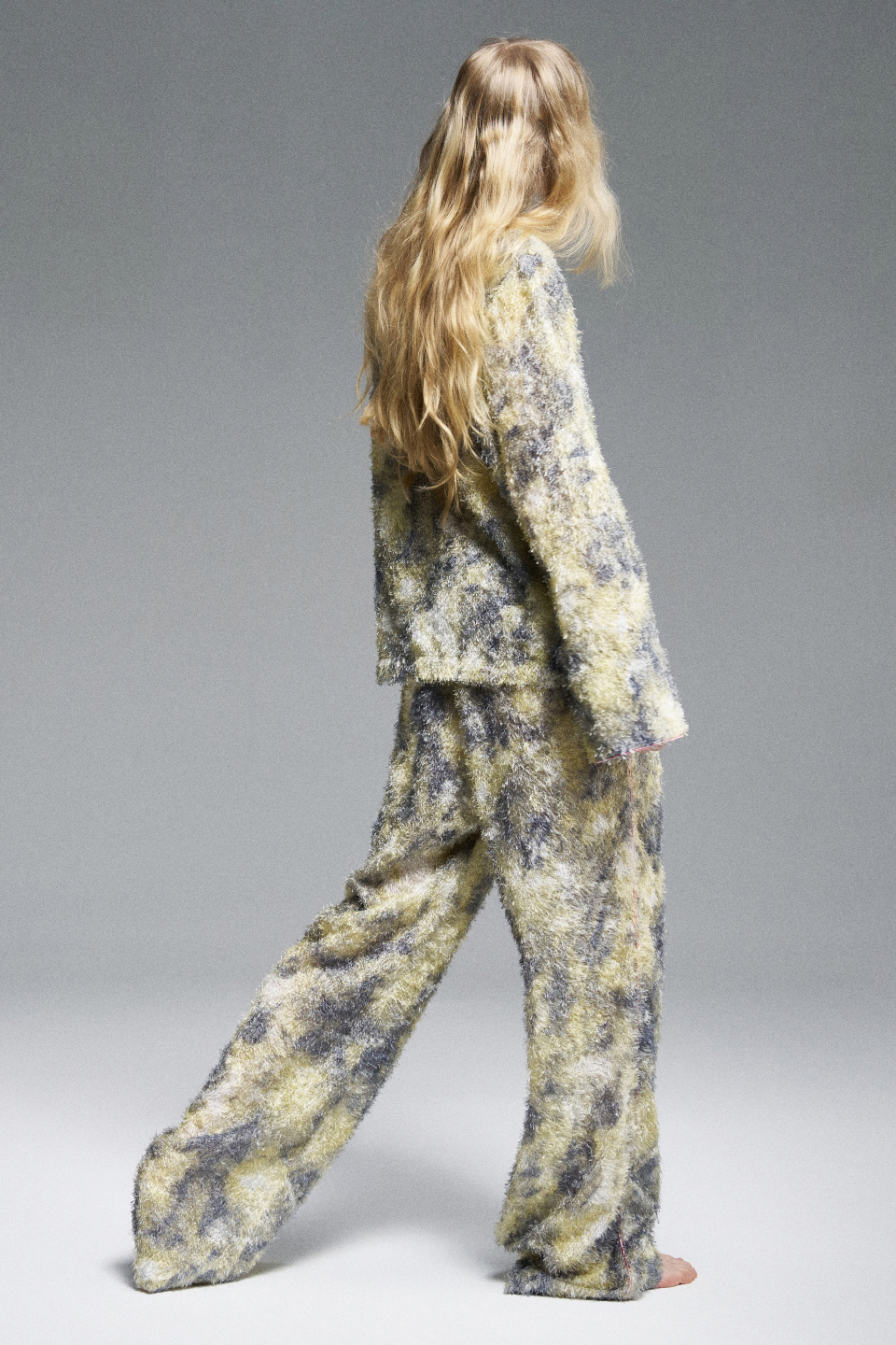 Пижамная рубашка Touch grass, фото 4