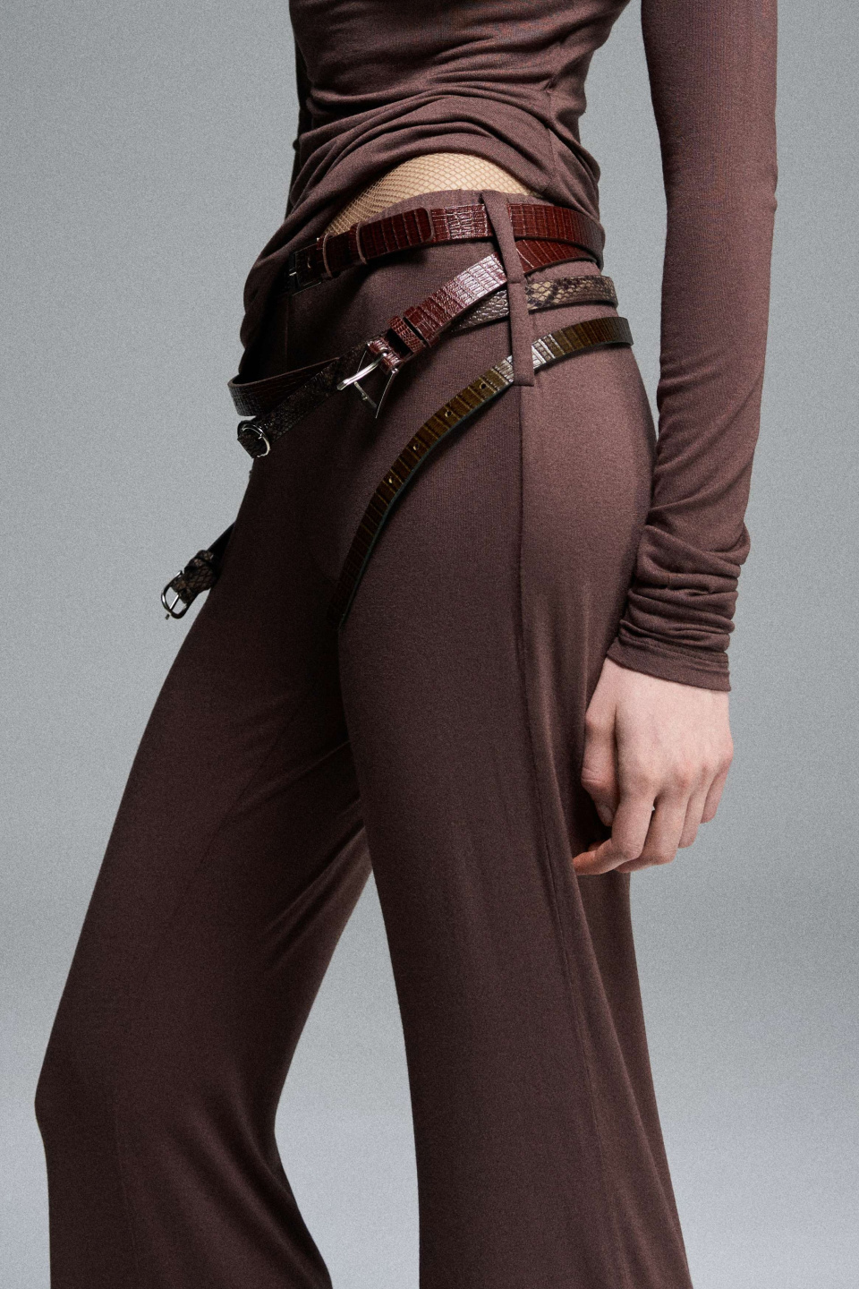 Bootcut брюки из трикотажа, фото 2
