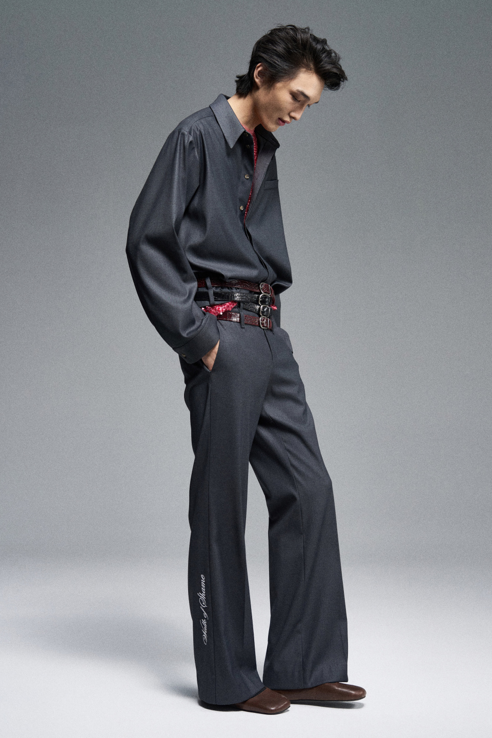 Рубашка с двойным рядом шлевок, фото 4