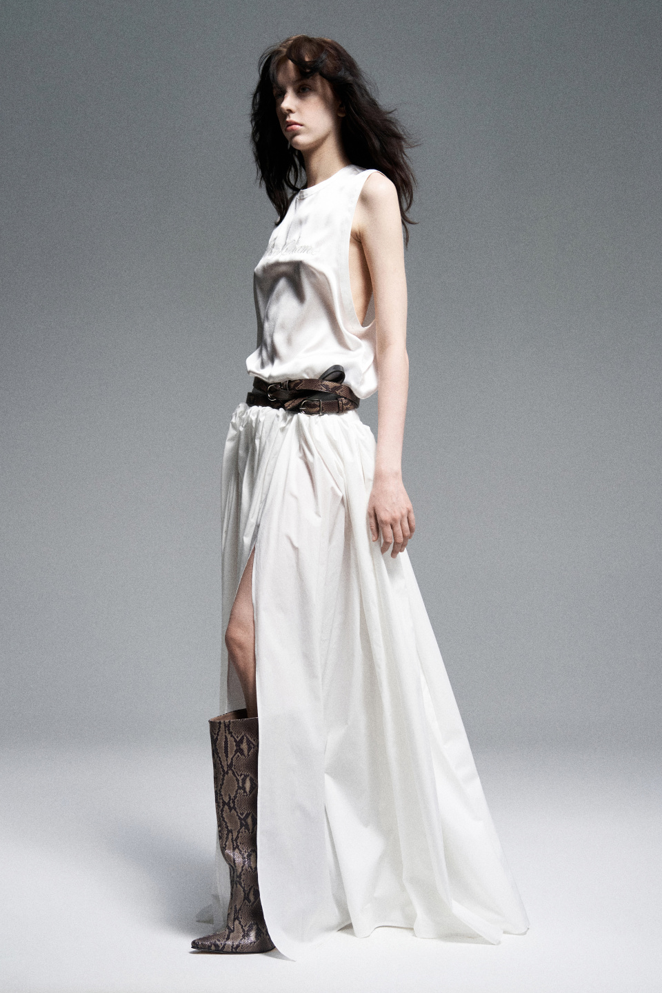 Юбка макси с разрезом, фото 6