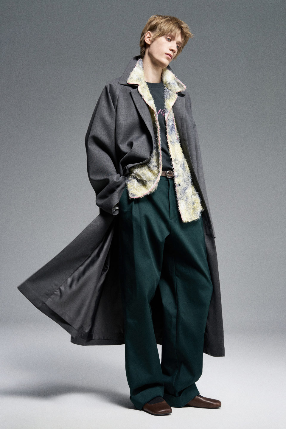 Пижамная рубашка Touch grass, фото 10