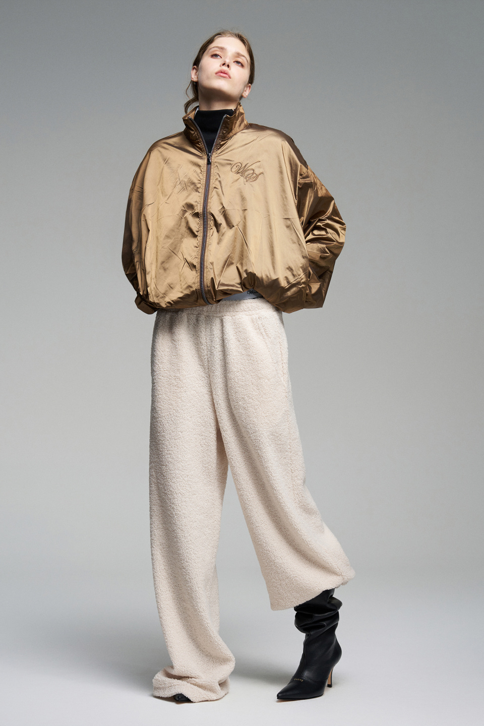 Черные высокие сапоги, фото 6