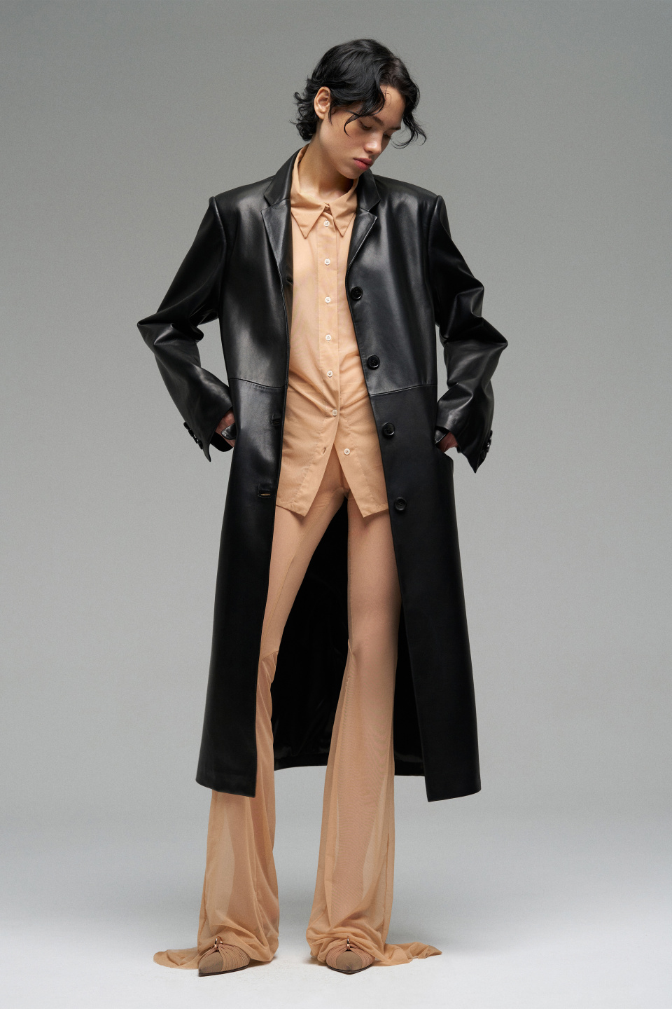 Кожаный плащ, фото 4