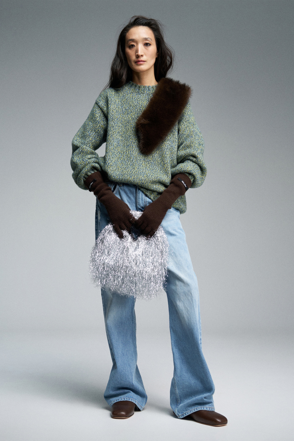 Вязаные перчатки, фото 2