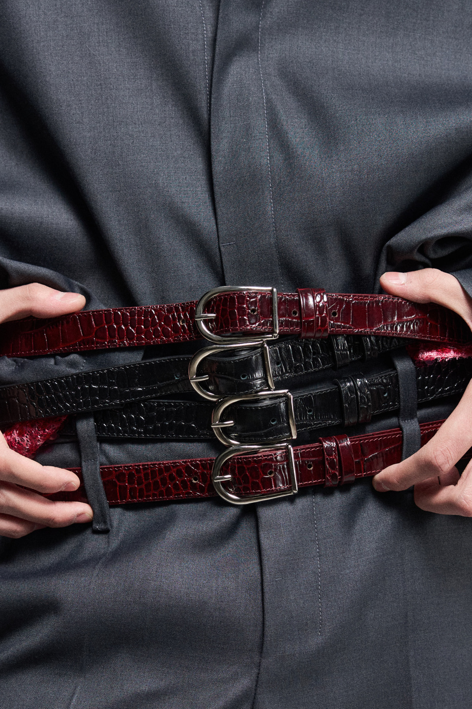 Брюки с двойным рядом шлевок, фото 4