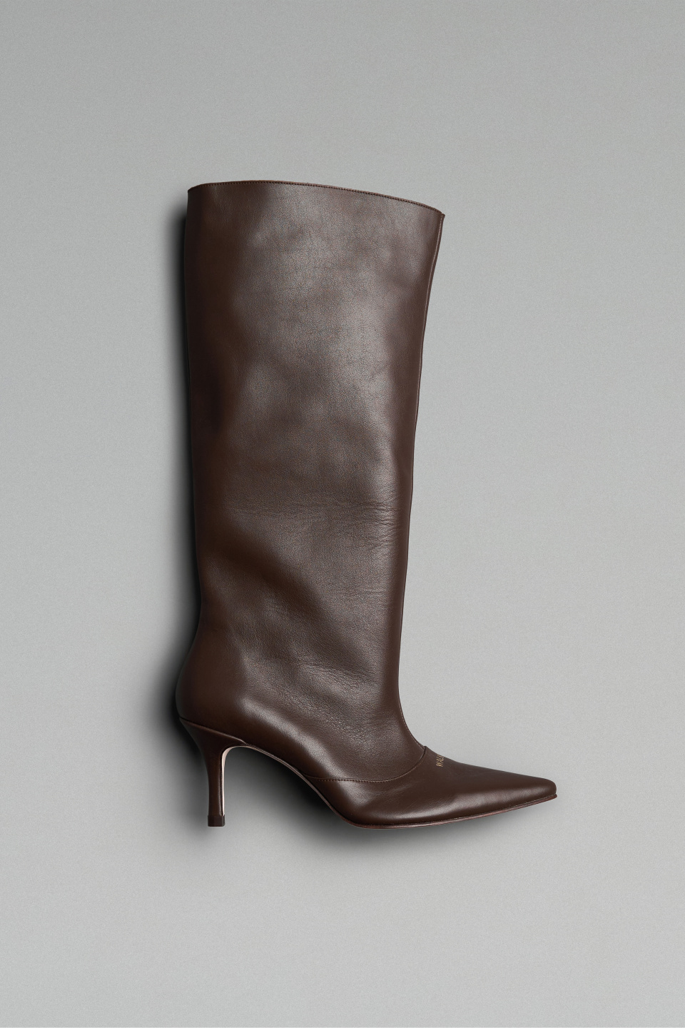 Коричневые высокие сапоги, фото 1