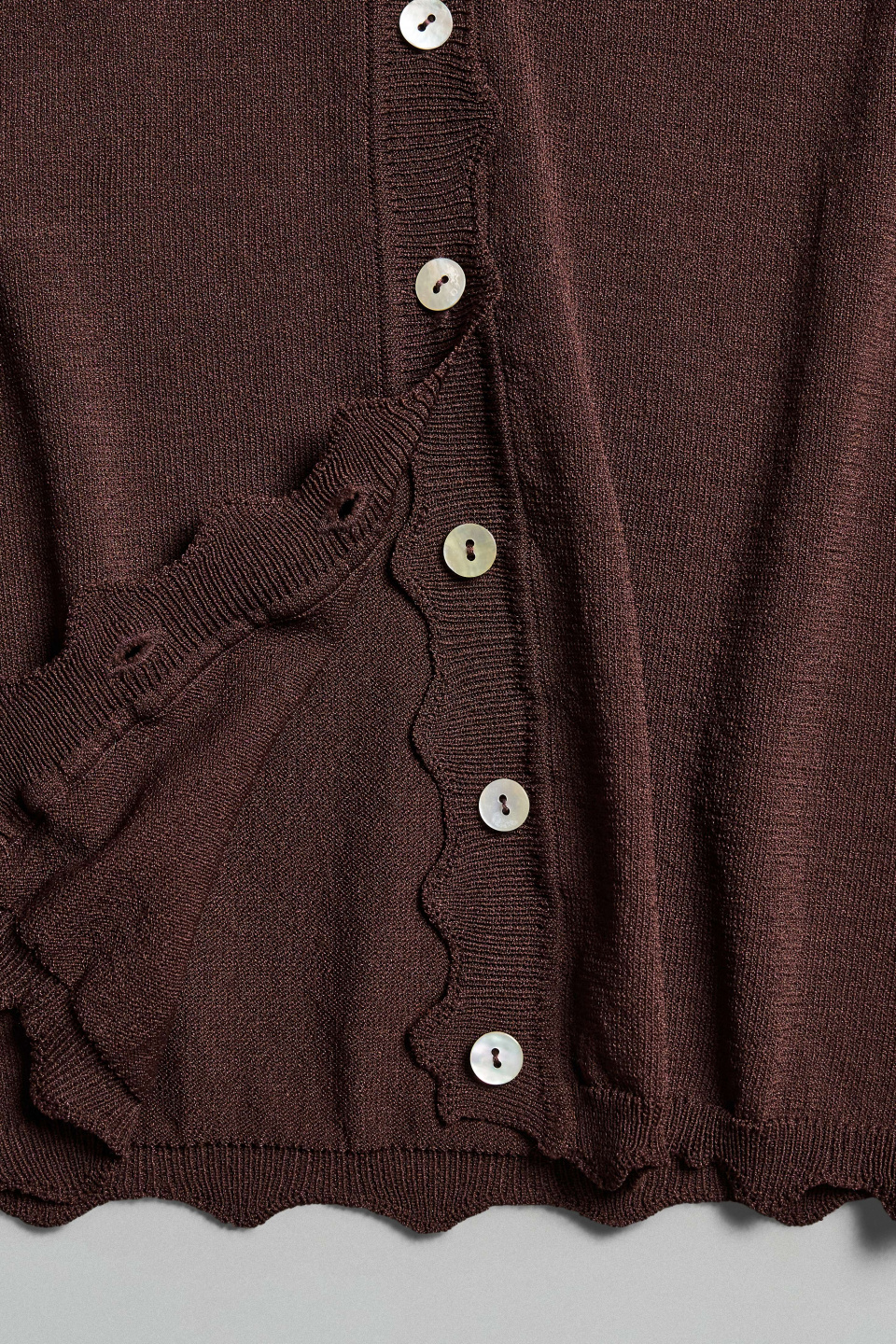 Кардиган Scallop collar, фото 4