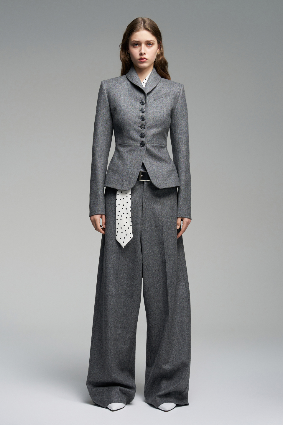 Приталенный жакет из шерсти, фото 2