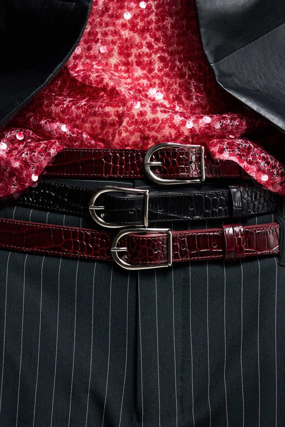 Брюки Double belts, фото 4