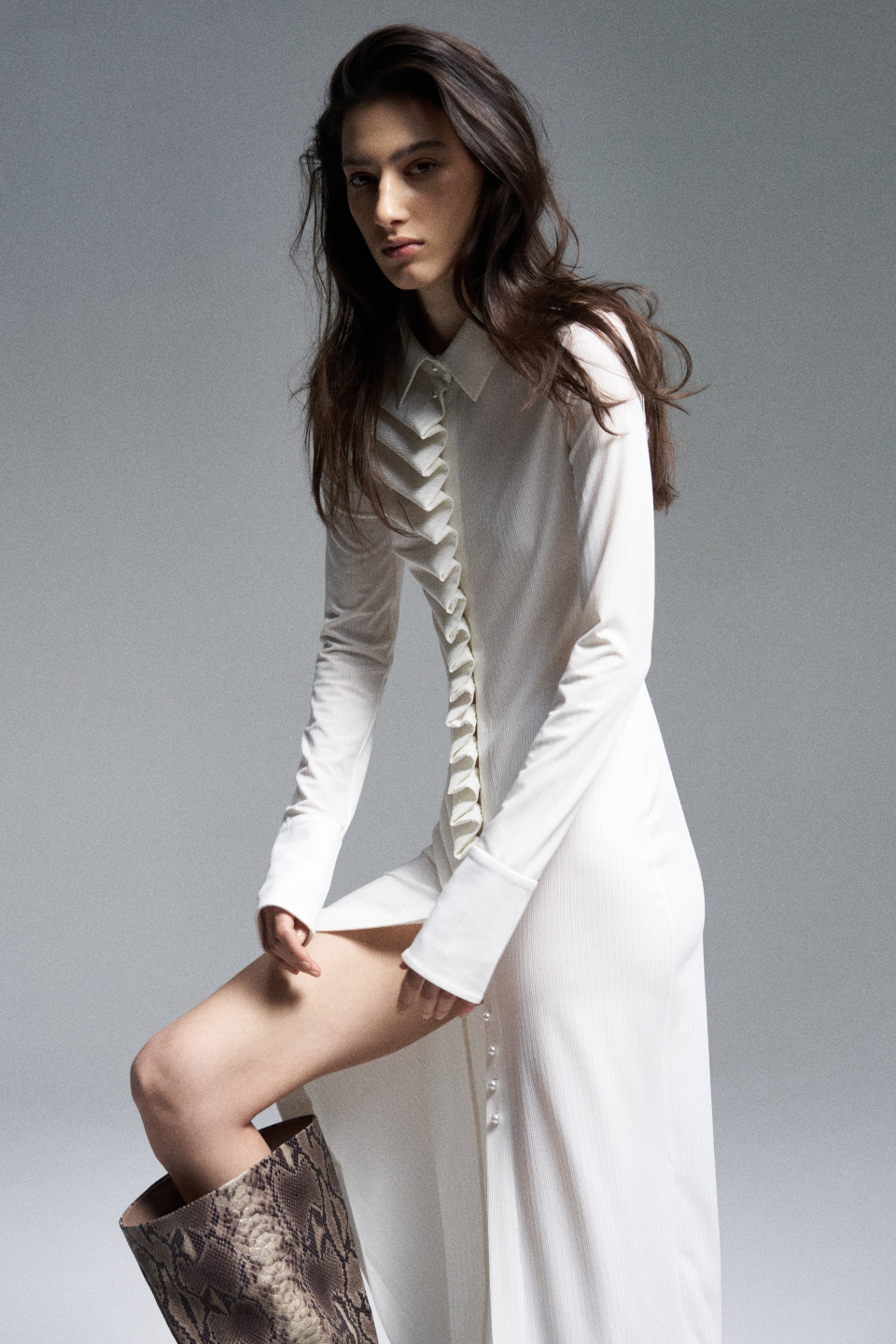 Асимметричное платье, фото 1