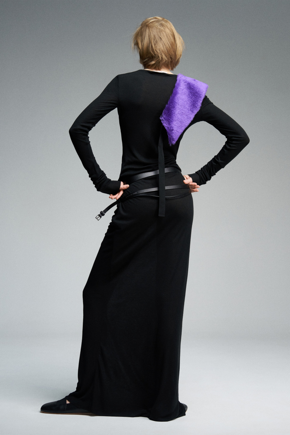 Макси-платье из трикотажа, фото 3