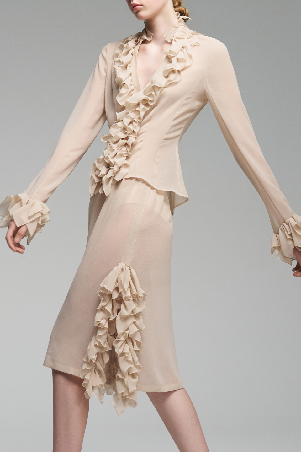 Юбка прозрачная Ruche, фото 1