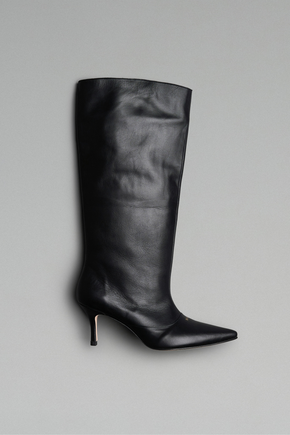 Черные высокие сапоги, фото 1