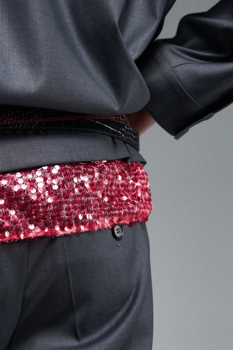 Брюки с двойным рядом шлевок, фото 6