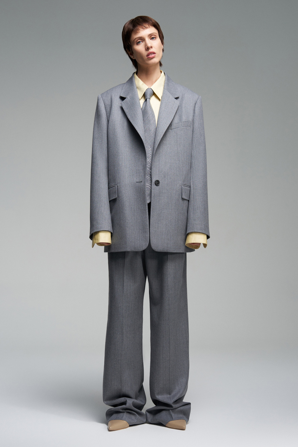 Однобортный пиджак из шерсти, фото 1