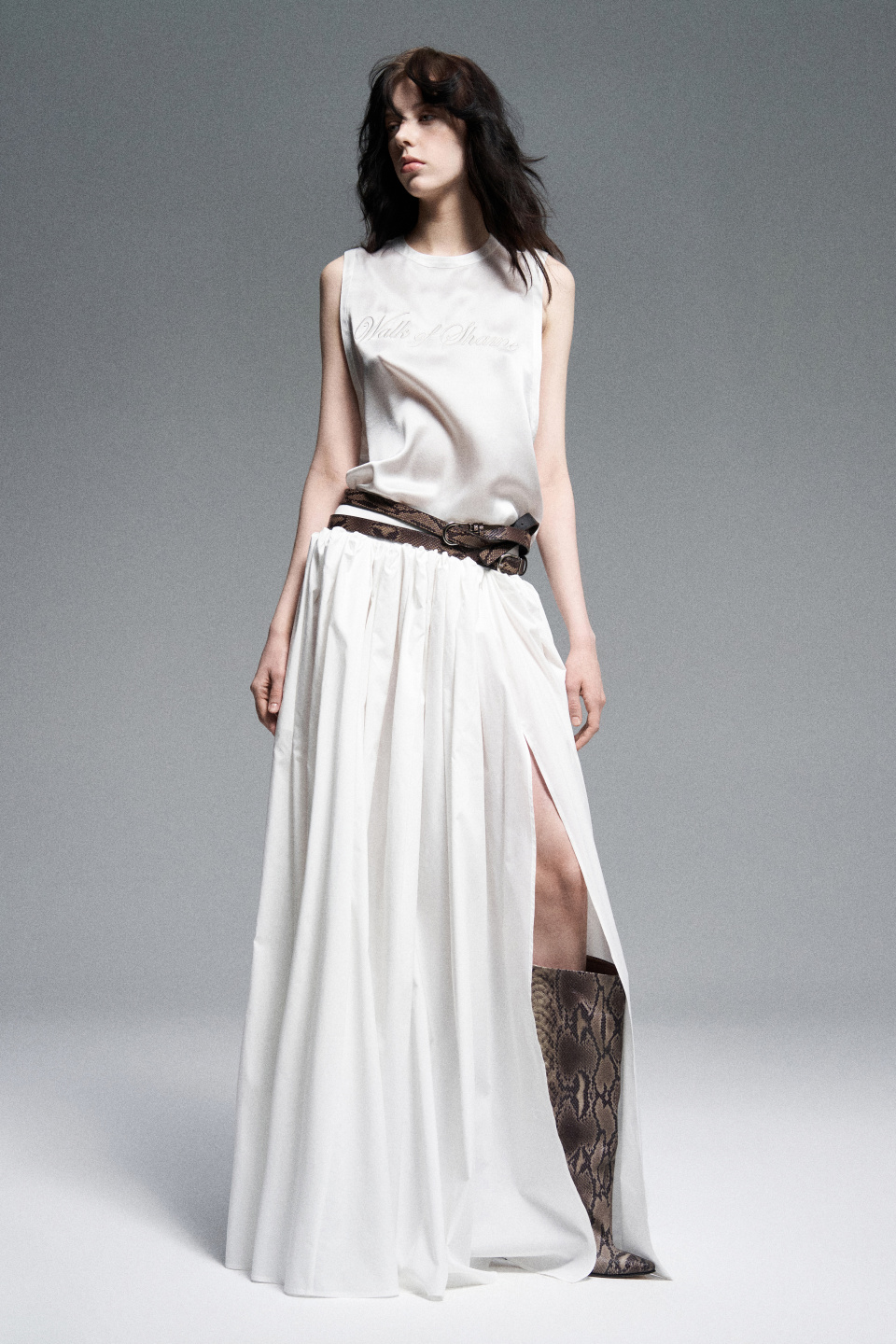 Юбка макси с разрезом, фото 1