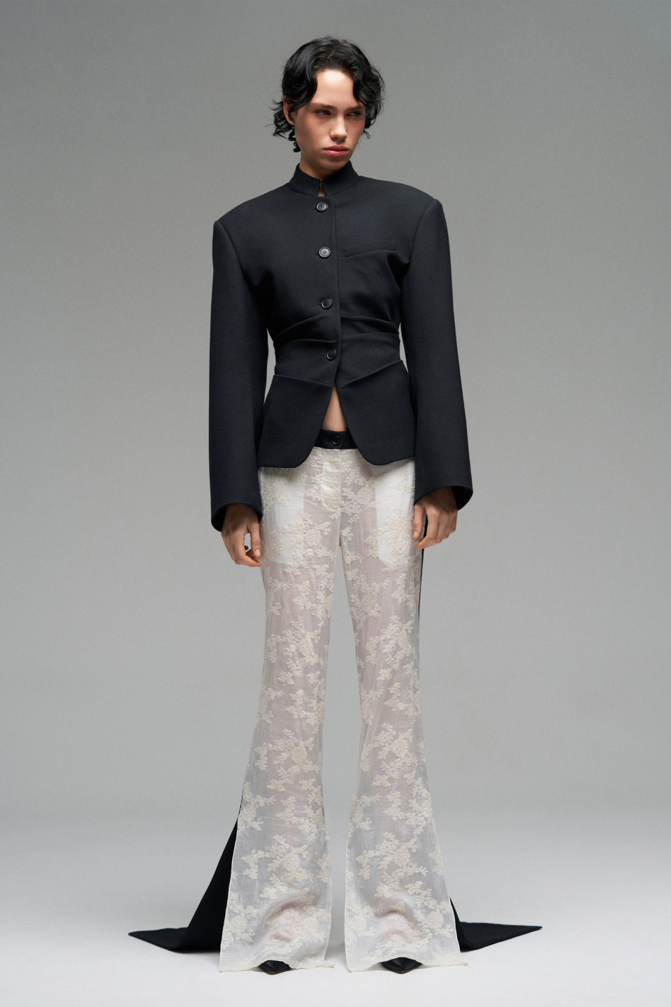 Жакет с фактурными складками, фото 1