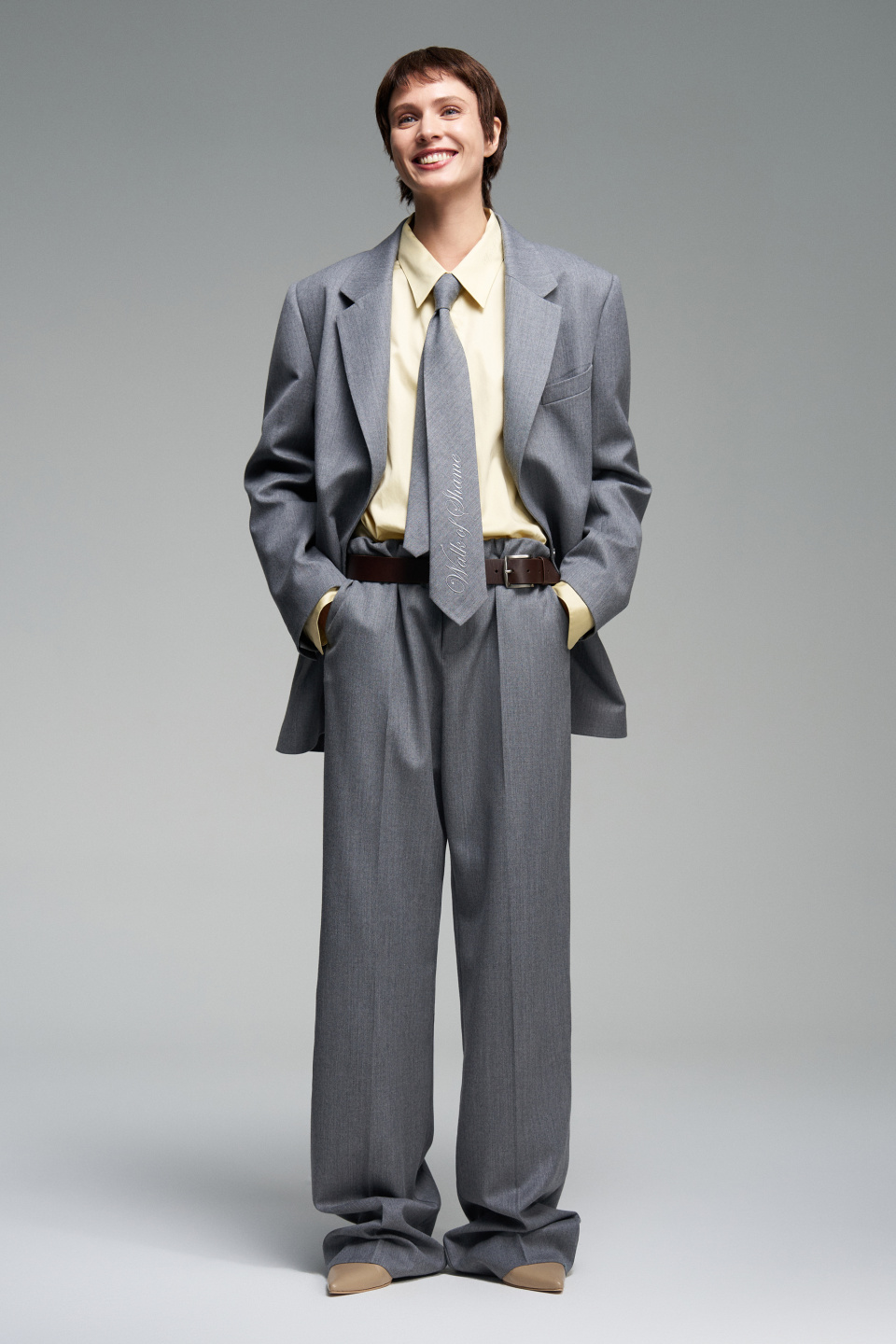 Однобортный пиджак из шерсти, фото 2