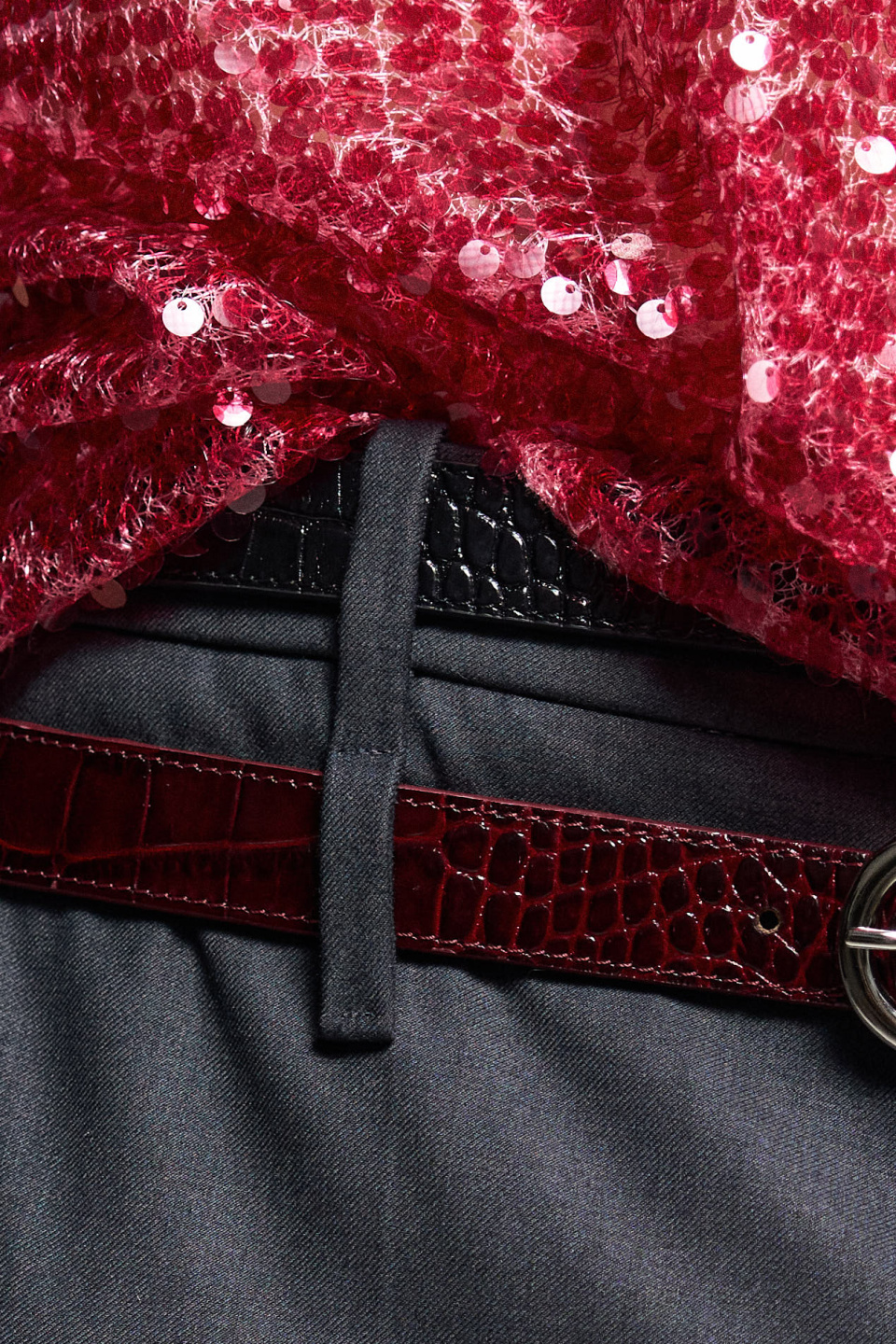 Брюки с двойным рядом шлевок, фото 2