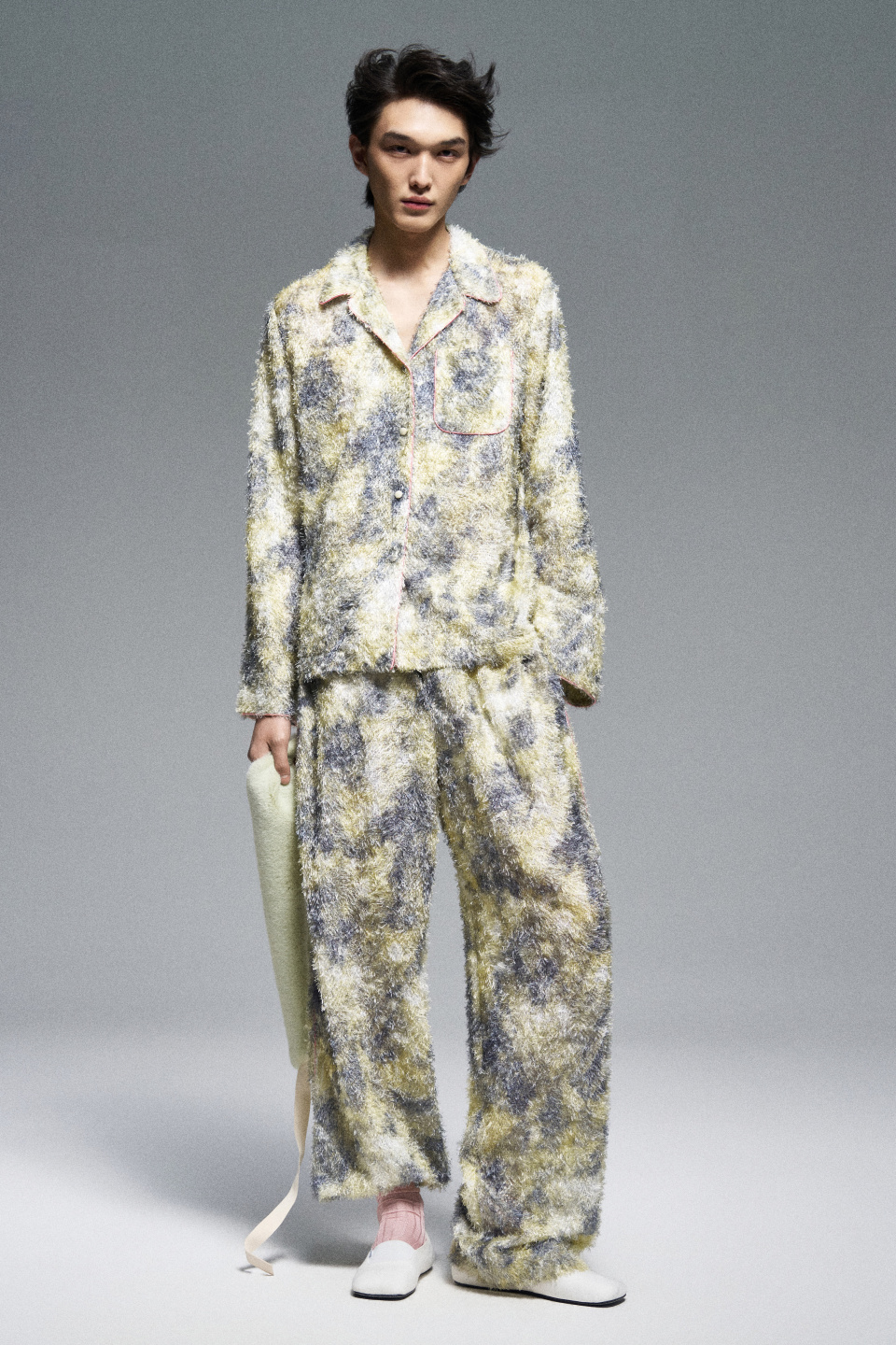 Пижамная рубашка Touch grass, фото 7