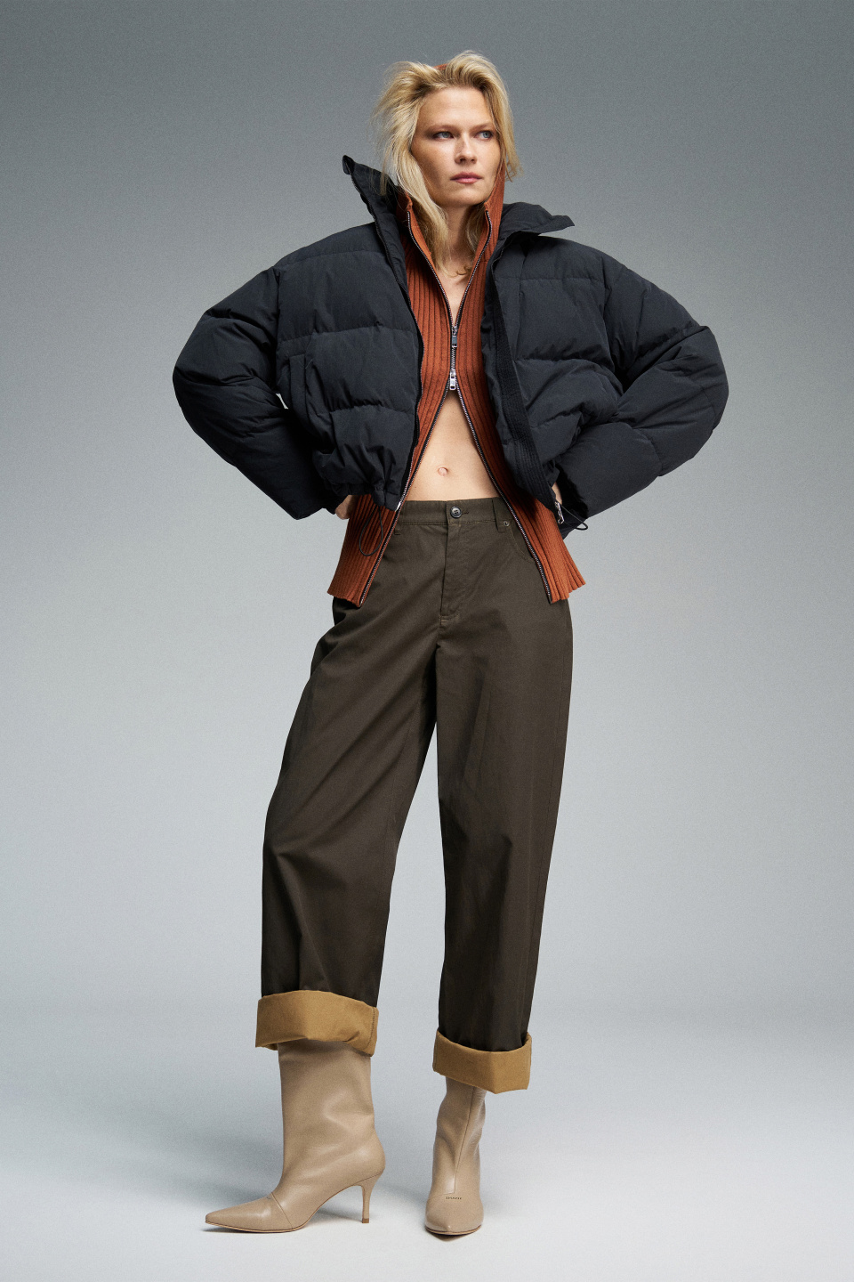 Пуховик Cropped, фото 1