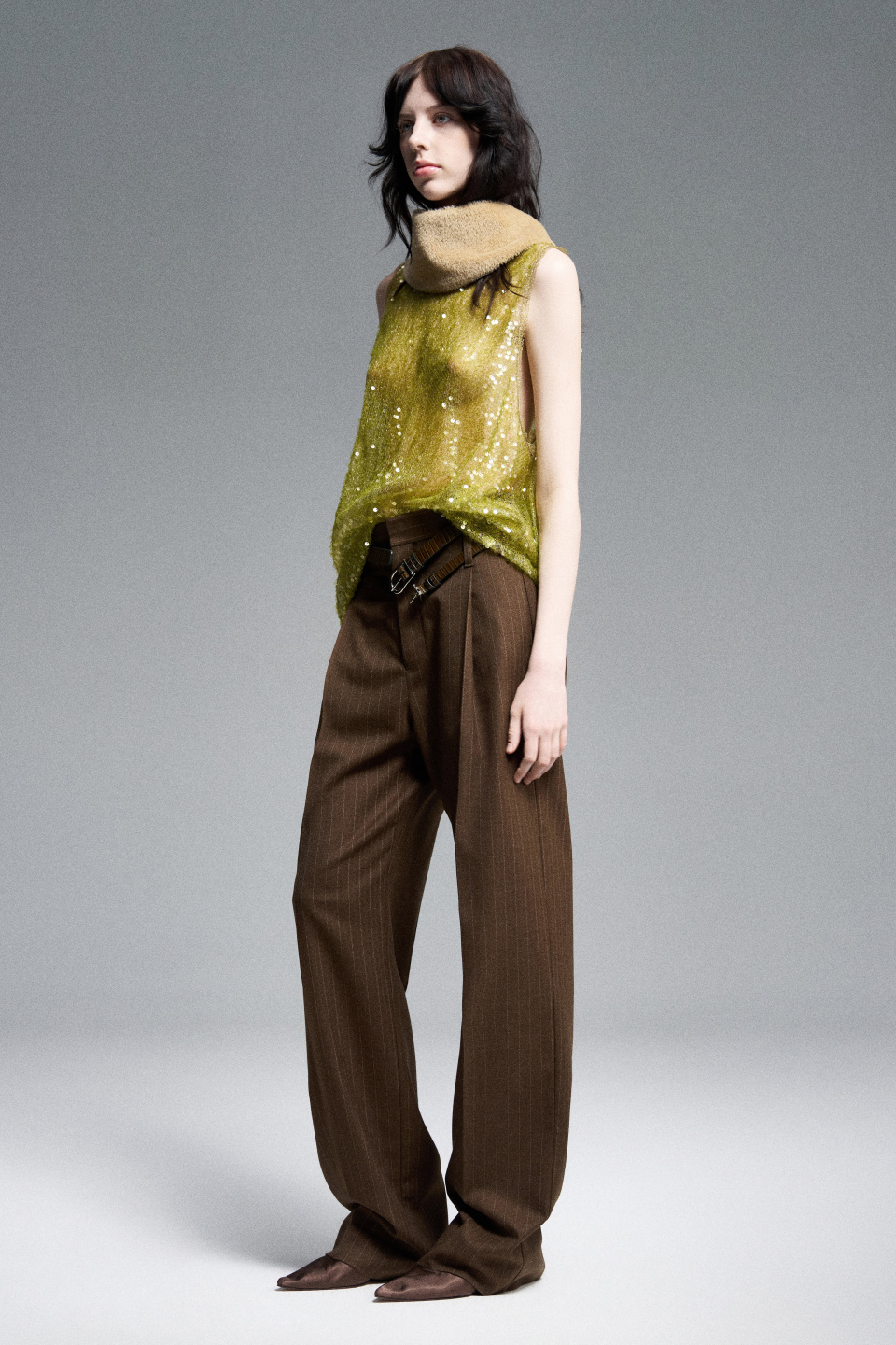 Брюки Double belts, фото 3