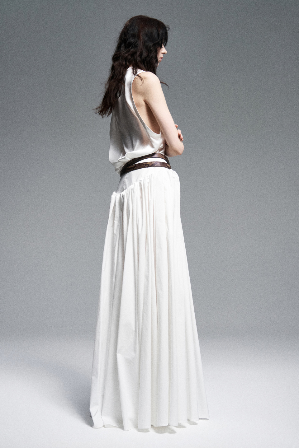 Юбка макси с разрезом, фото 4