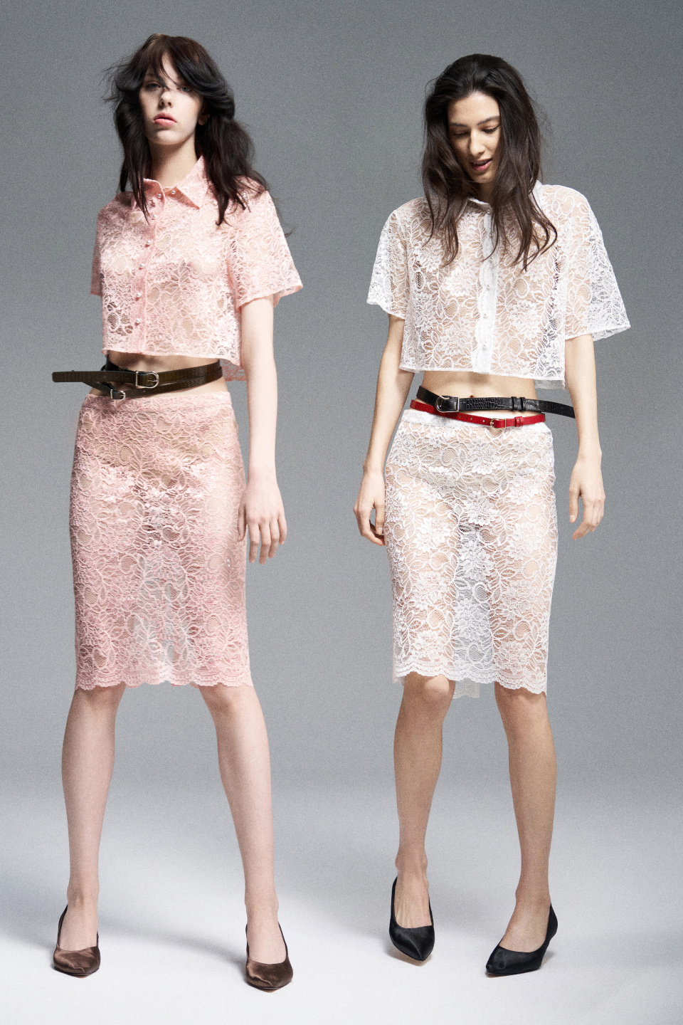 Кроп-рубашка из кружева, фото 6