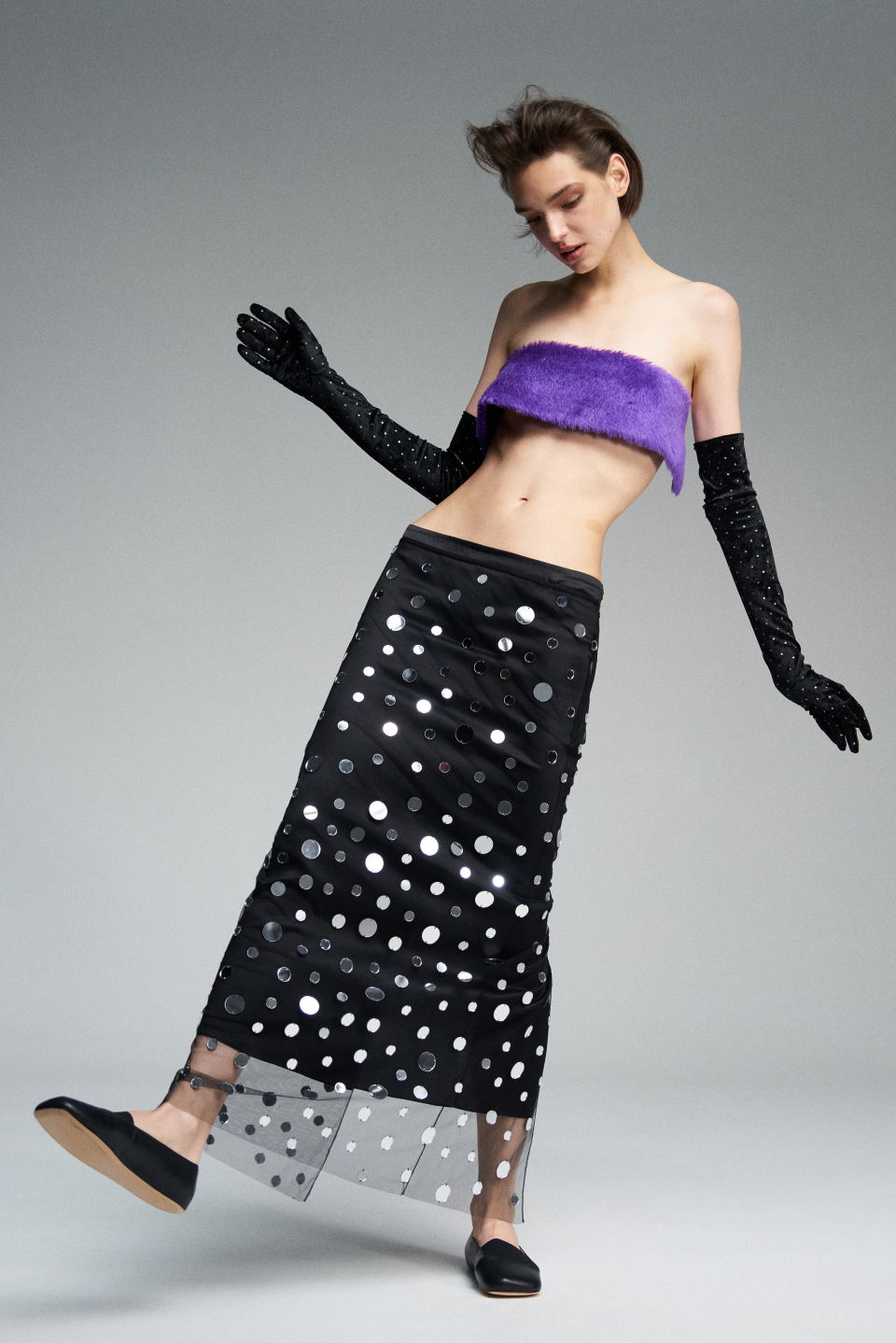 Длинные перчатки Polka Dot, фото 5