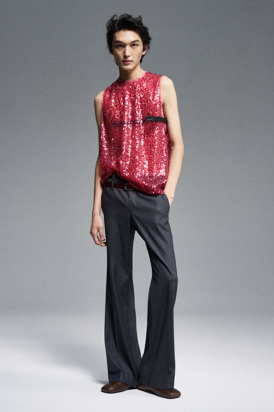 Брюки с двойным рядом шлевок, фото 3