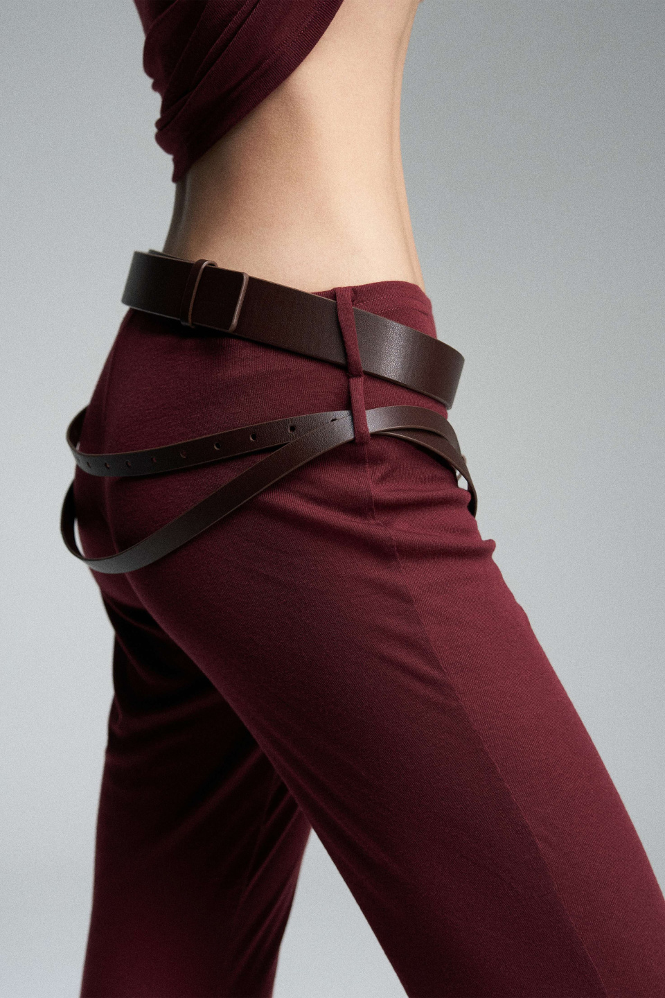 Bootcut брюки из трикотажа, фото 3