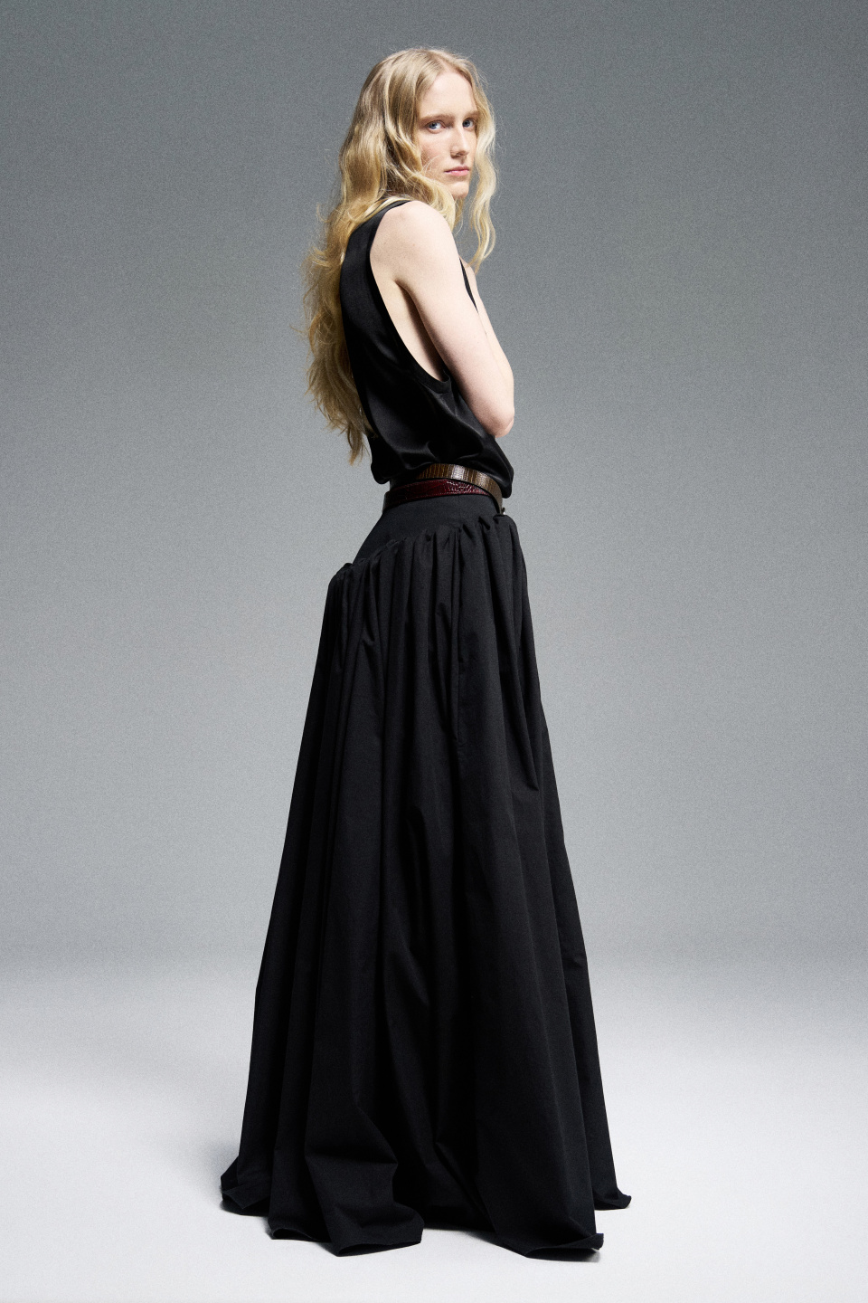 Юбка макси с разрезом, фото 3