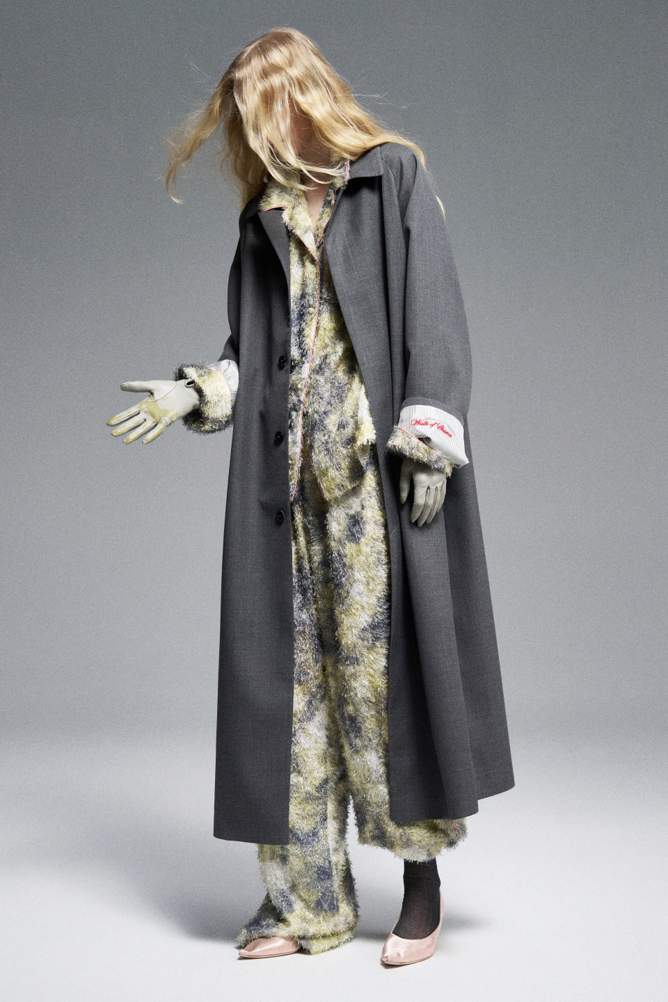 Пижамная рубашка Touch grass, фото 9