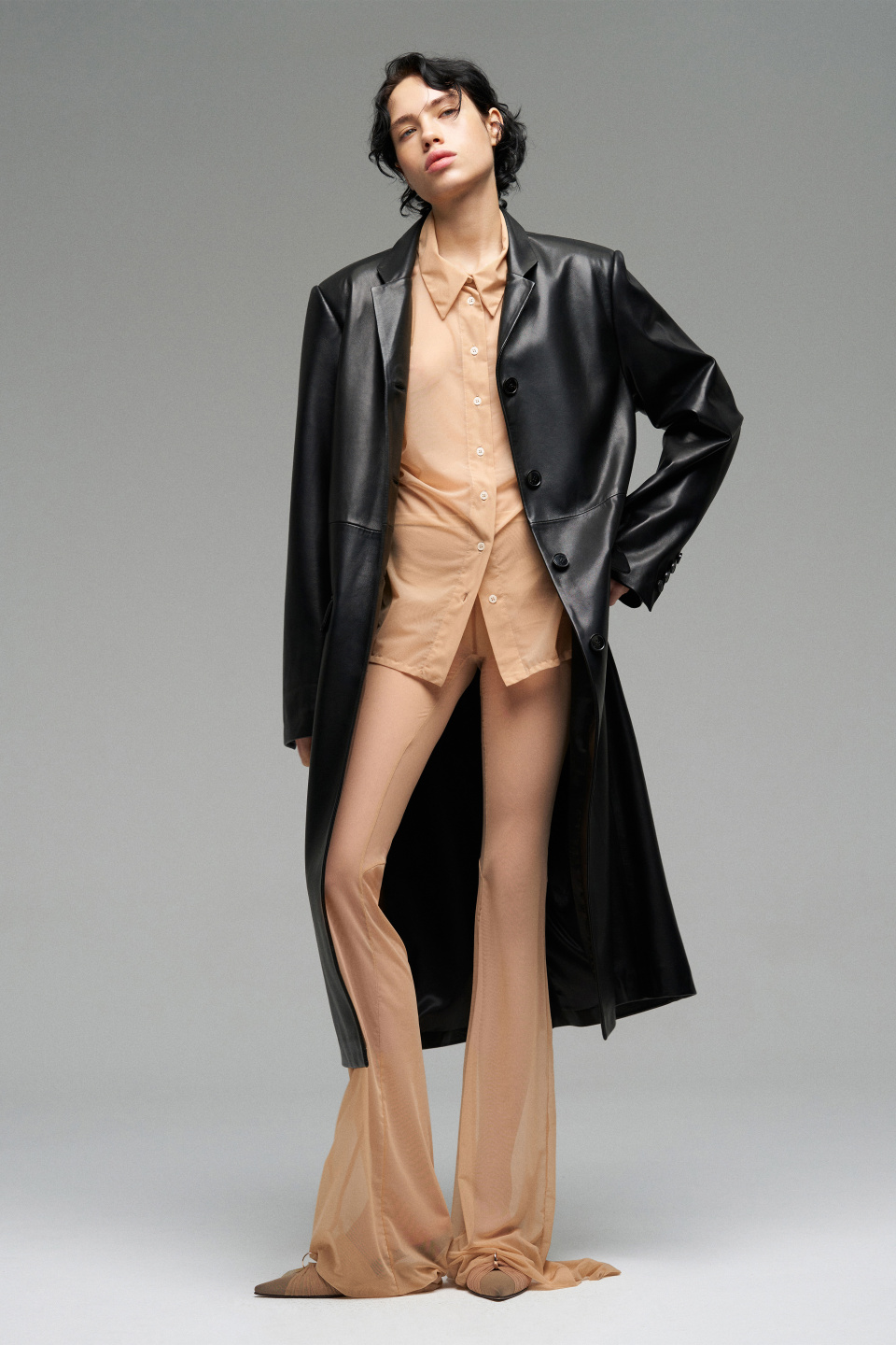 Кожаный плащ, фото 2